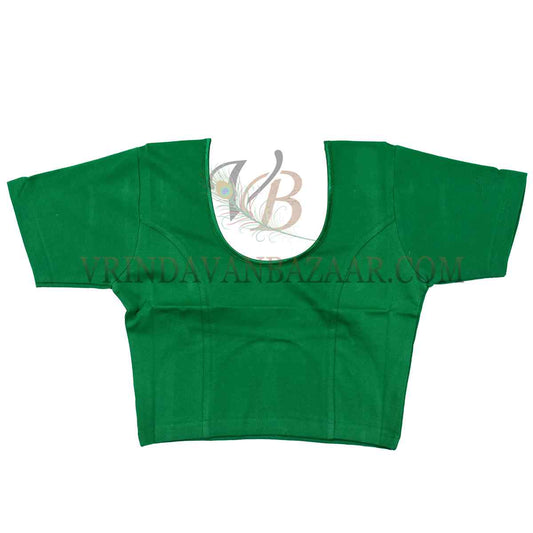 Green readymade Indian tunic lyca saree blouse