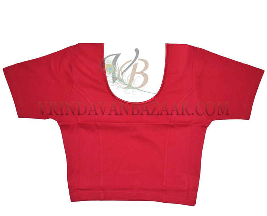 Rose Pink readymade Indian tunic lyca saree blouse