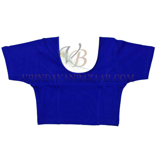 Navy Blue readymade Indian tunic lyca saree blouse