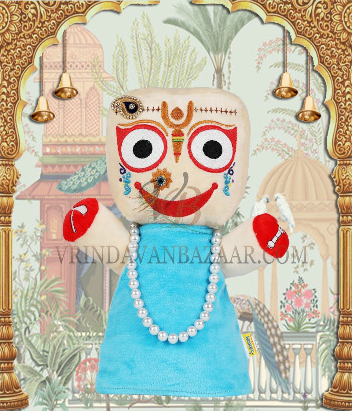 Lord Jagannatha, Baladeva and Subhadra Soft Toy- 10.5 inch