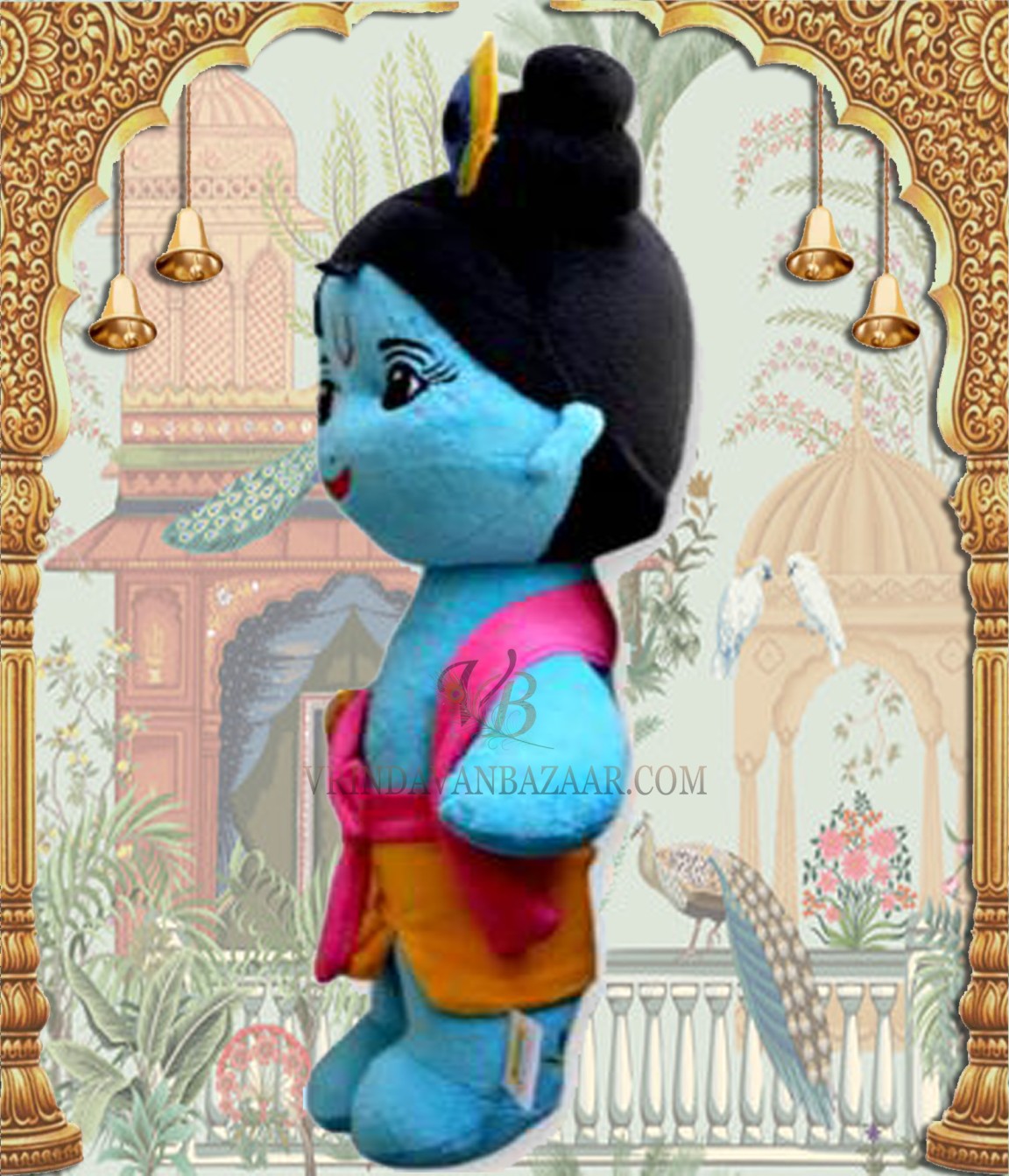 Murlidhar little Krishna soft toy ; height - 13 inch