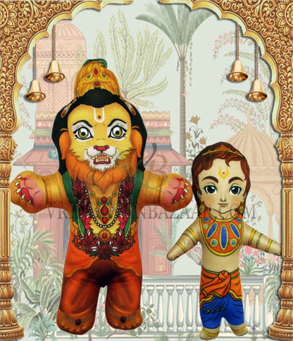 Narsimha with Bhakt Prahlad soft toy