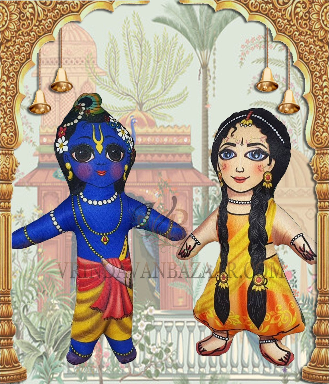 Krishna with Putna soft toy