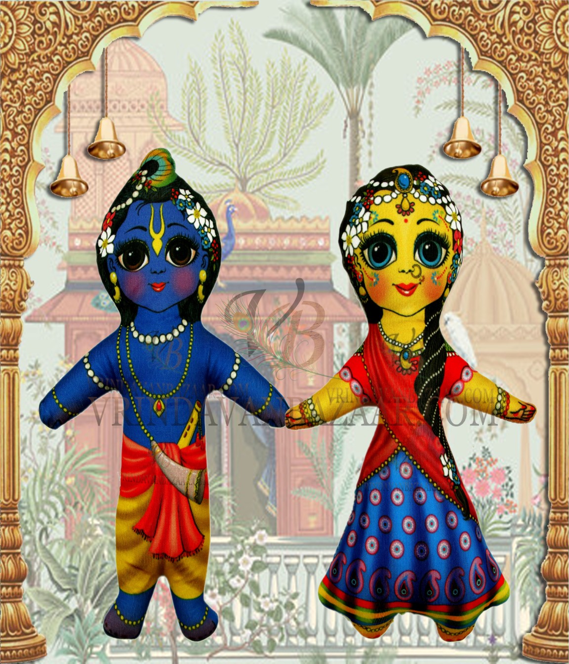 Radha Krishna soft toy