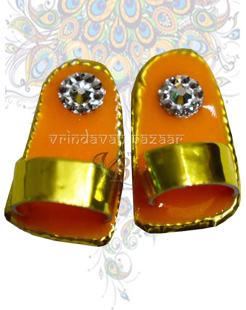 Beach slipper for home deities; Size: 2.5cm