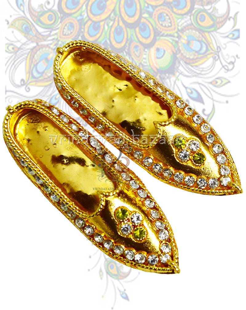 VARNI Creation Ladoo Gopal Diamond KUNDALS - Varni Creation