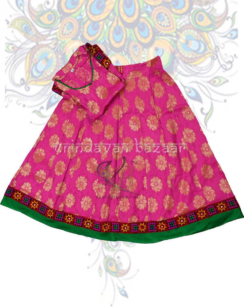 Blue & Beige Gopi Dress – Madhav Store