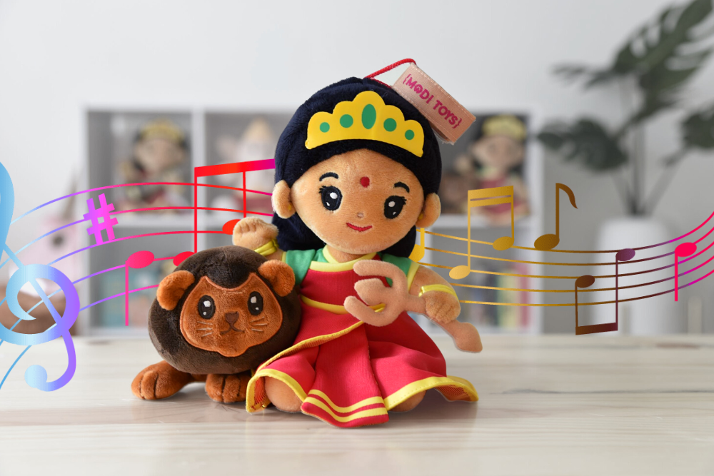 Durga Devi plush toy- Mini 7 inch