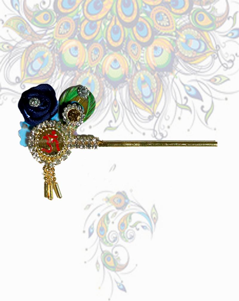 Om with small decoration; Flute length- 6 cm