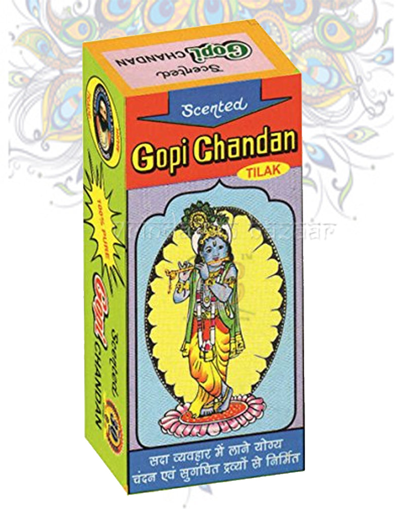 Natural gopi chandan tilak for Lord Krishna ISKCON scented tilak stick