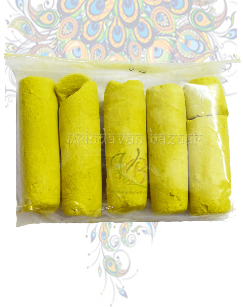 Braj ke tilak-yellow gopi chandan sticks in natural form