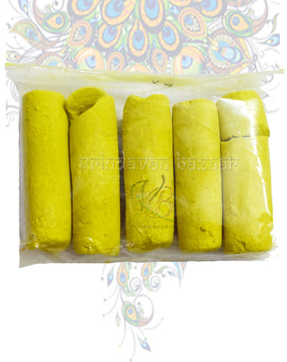 Braj ke tilak-yellow gopi chandan sticks in natural form