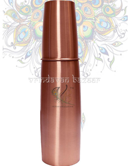 Copper Glass Bottle plain