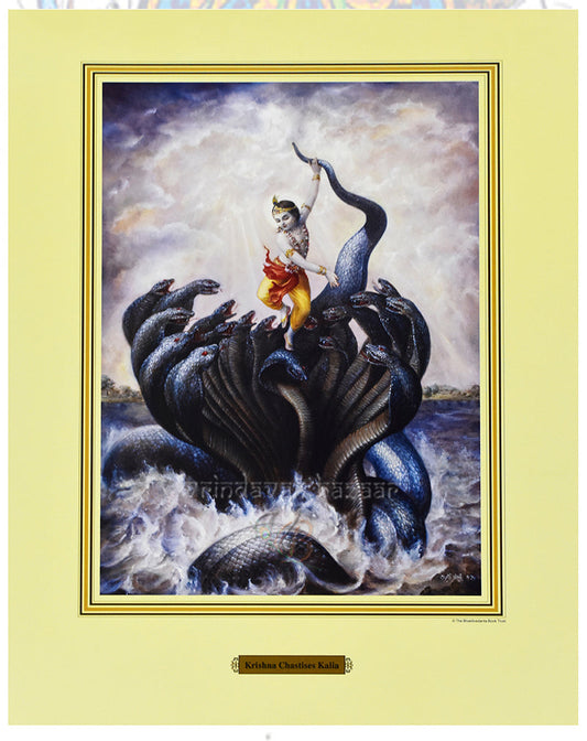 Krishna Chastises Kalia_S_11" X 14"