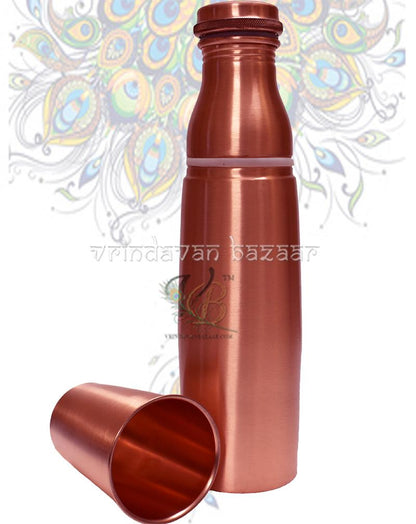 Copper Glass Bottle plain