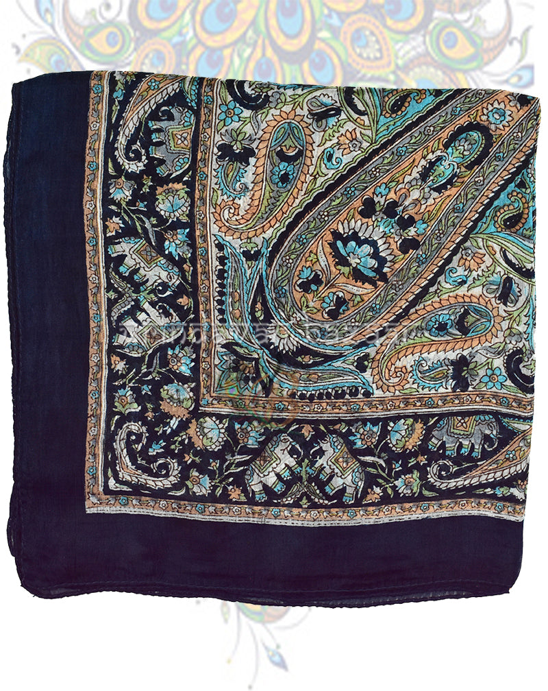 Silk printed shawls 4