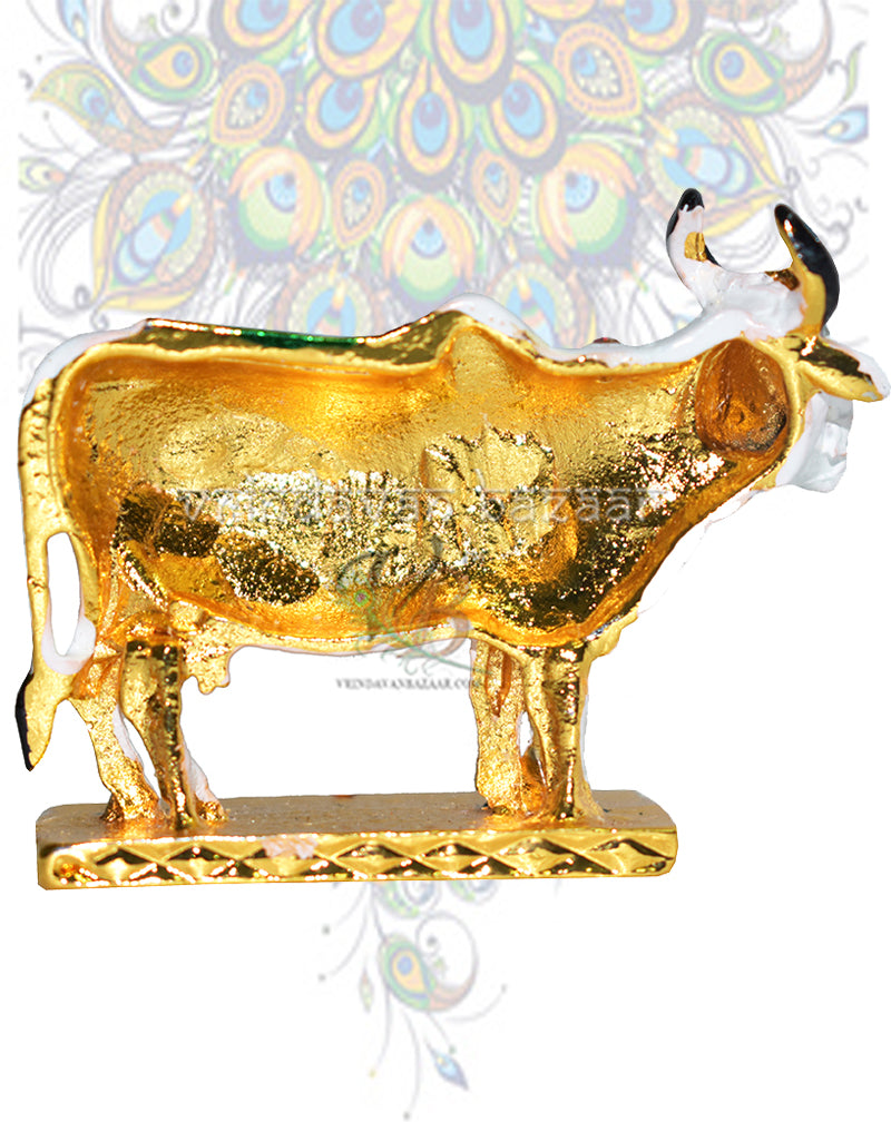 Kamdhenu cow showpiece