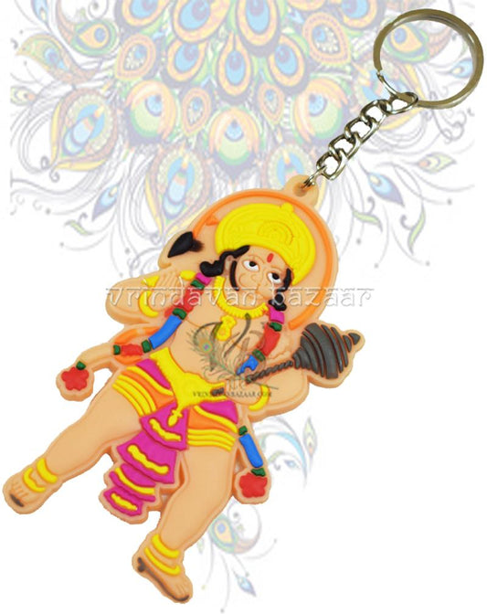 Rubber Hanuman Ji Key Ring