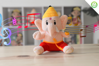 Baby Ganesh plush toy- Mini 7 inch