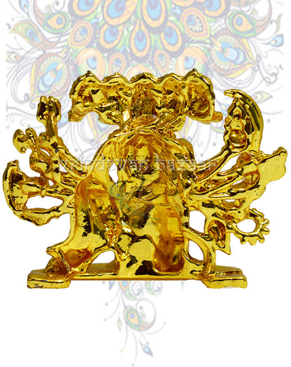 Panchmukhi hanuman sitting showpiece
