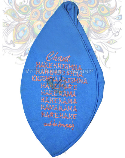 Sri Radha rani Shri Krishna embroidered japa bag