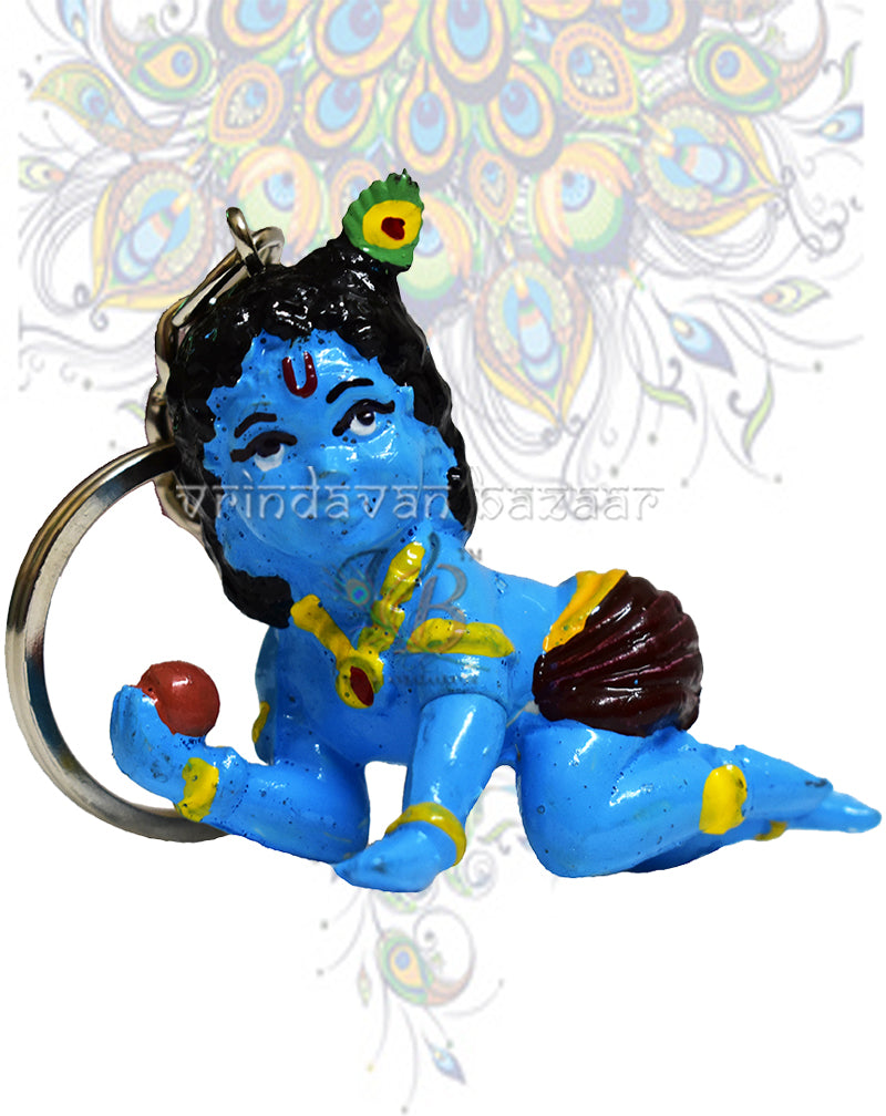 Krishna crawling key ring