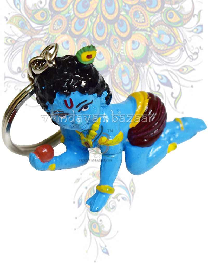 Krishna crawling key ring