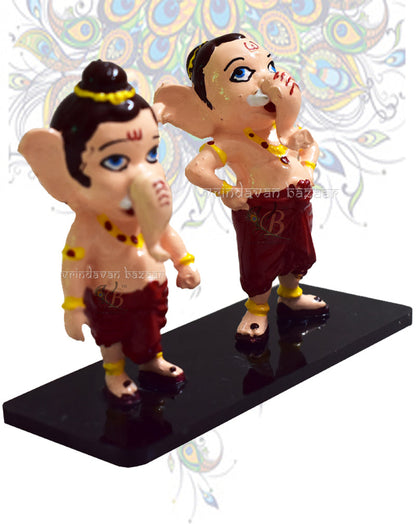 Cute Ganpati/ Ganu - devotional car dashboard/ show case items