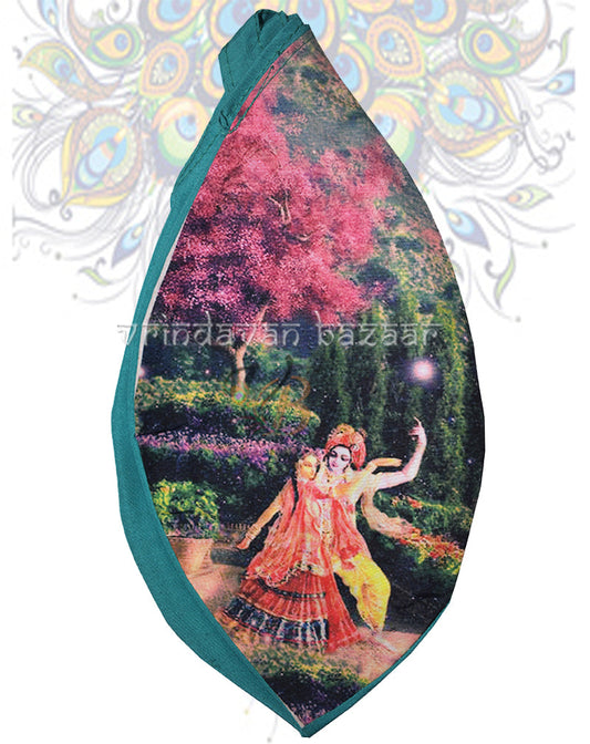 Japa Bag with Radha Krishna-Digital Print