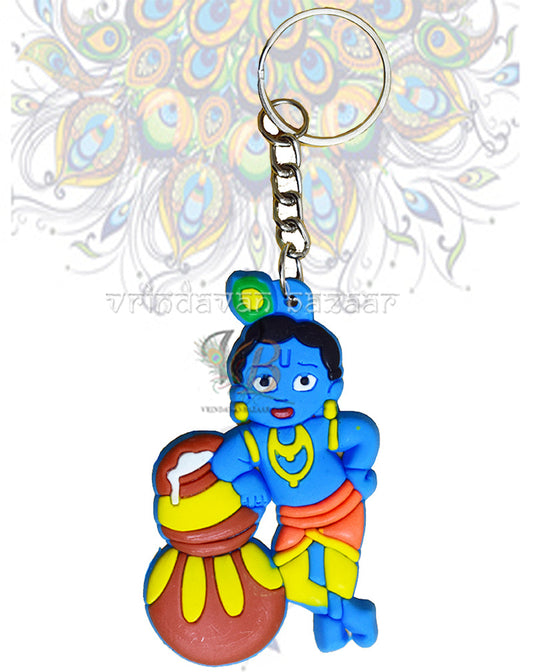 Multicolour Rubber Makhan Chor Little Krishna