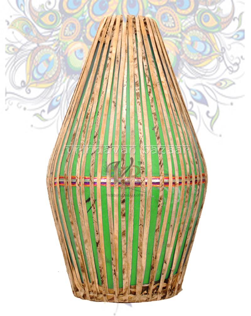 Green fiber Mridangam / standard size khol- Large
