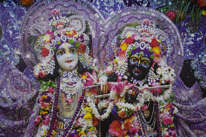 ISKCON Vrindavan 2022 Calender with Krishna Balaram deities single page