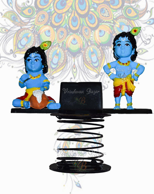 Standing Krishna and makhan chor krishna fun spring