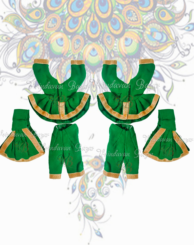 Winter green Gaur Nitai dress (Pant style)