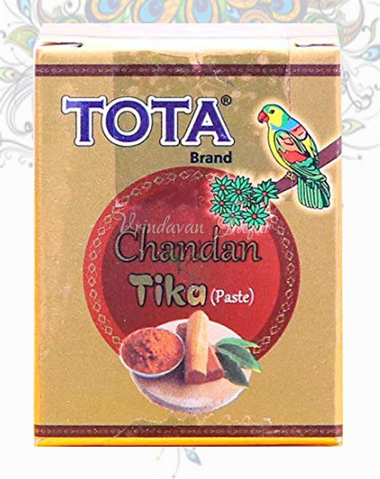 Chandan TIKA Paste for Puja | Sandalwood Tilak with Kesar