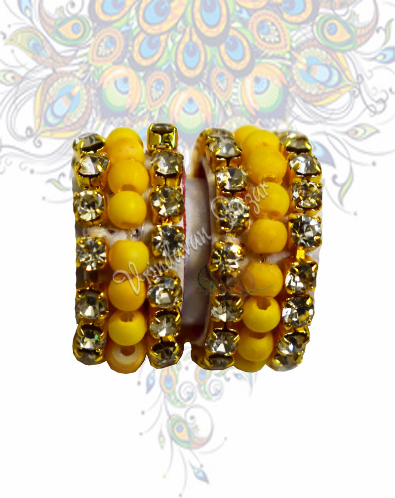 Colour beads with rhinestone kangan