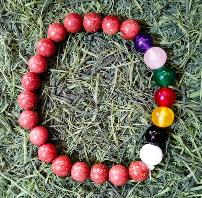 Sunstone 7 chakra bracelet