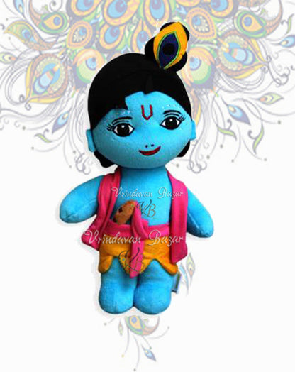 Murlidhar little Krishna soft toy ; height - 13 inch