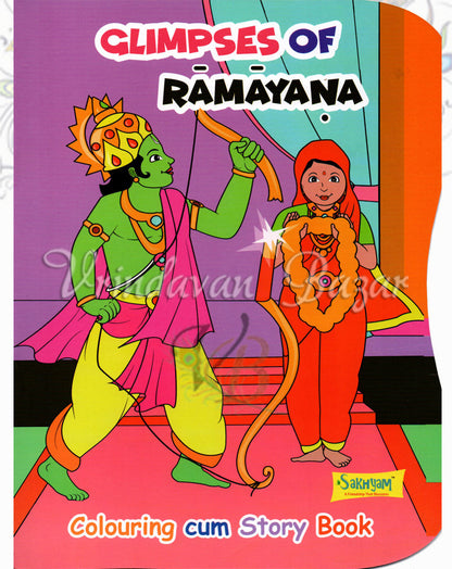 Glimpses of Ramayana- Colouring cum Story book for children