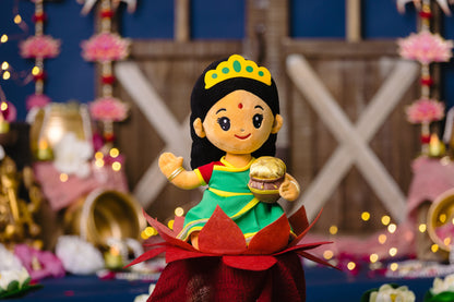 Lakshmi Devi plush toy- Mini 7 inch