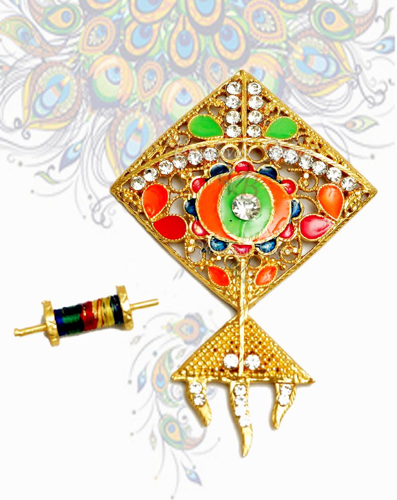 Ornamented kite toy for temple alter decoration