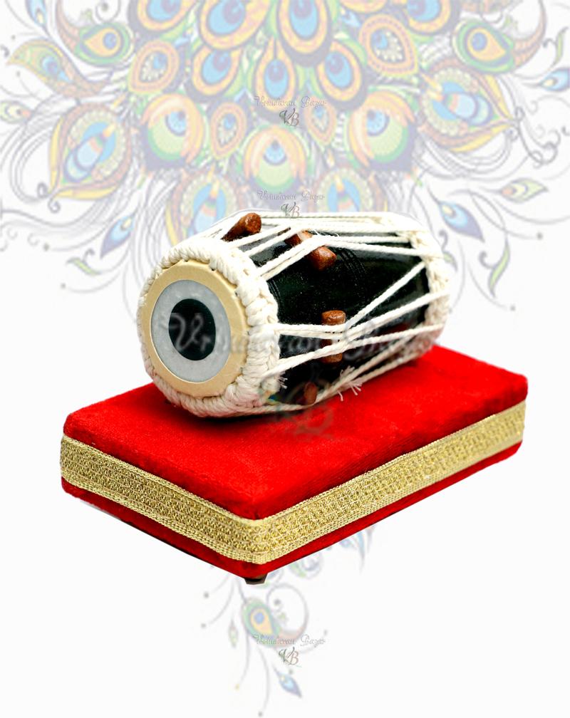 Miniature Mridangam/ Dholak for decoration only