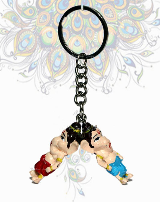 Dual bal Ganesh keyring