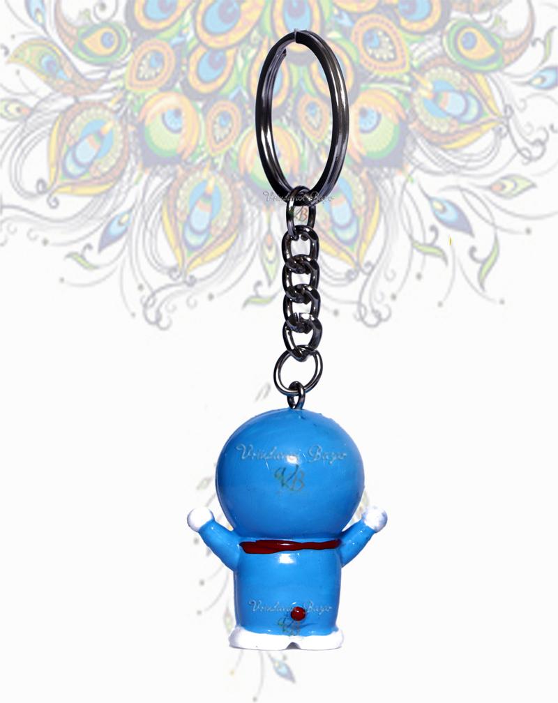 Doremon cartoon character funspring and key ring combo