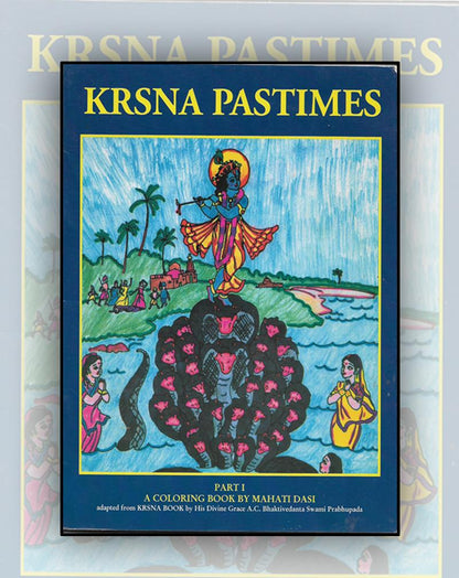 Krsna Pastimes Part I- A Colouring Book By Mahati Das