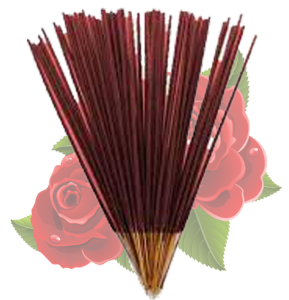 Natural Rose- Natural & pure, temple grade incense sticks